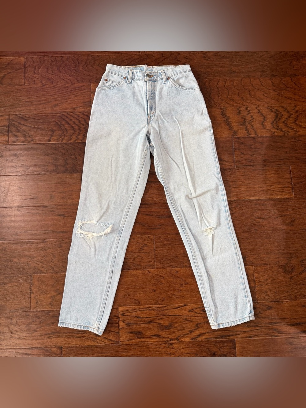 VTG Levis 950 Jeans Womens Orange Tab Relaxed Fit Tapered ‘97 USA 6 REG M 26x30